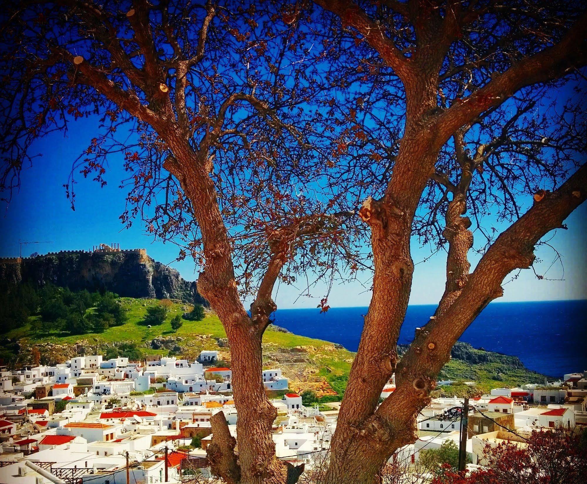 Little Lindos Sea View Studios Zewnętrze zdjęcie