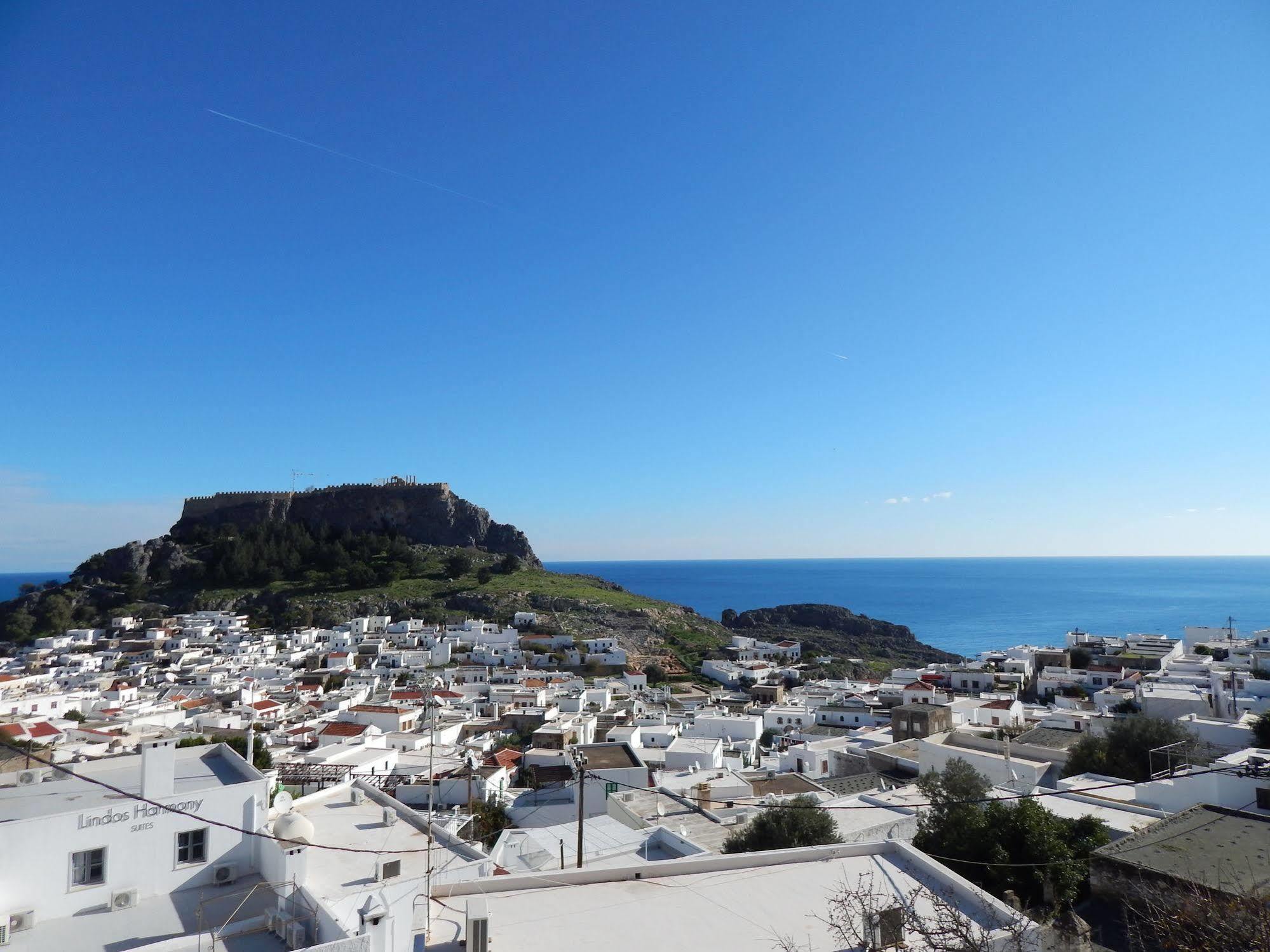 Little Lindos Sea View Studios Zewnętrze zdjęcie